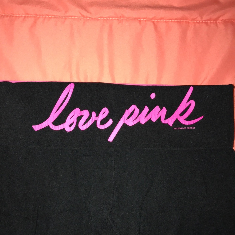 Pink yoga pants